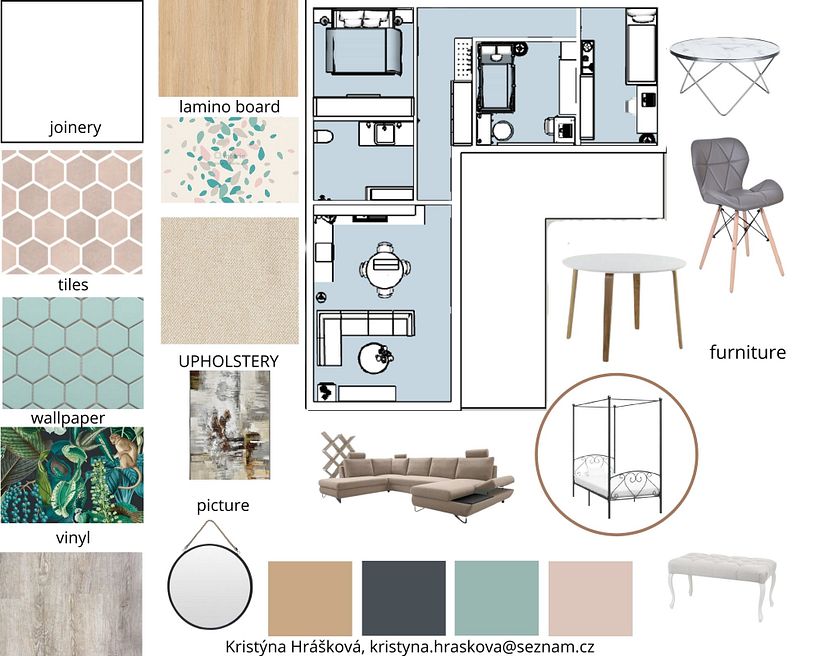 My project in Design of Functional Residential Spaces course 6