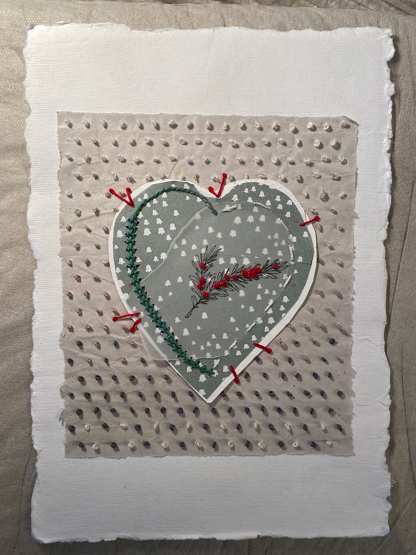 My project in Experimental Embroidery Techniques on Paper course 2