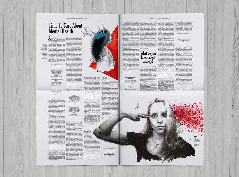 Newspaper article about mental health 5