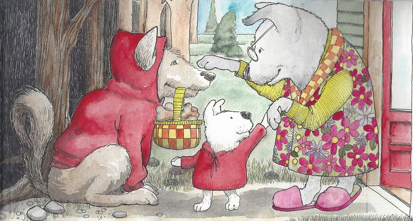 Page 9--Grandma, meet my new friend