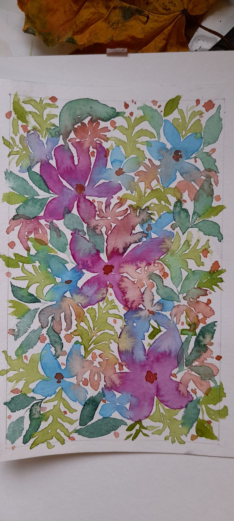 Mon projet du cours : Création d’une composition florale à l’aquarelle 2