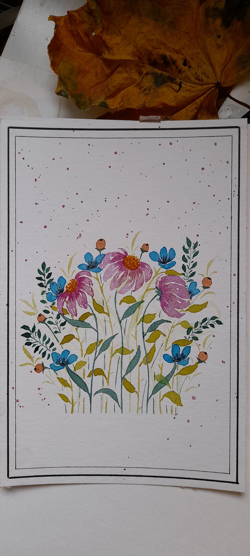 Mon projet du cours : Création d’une composition florale à l’aquarelle 2