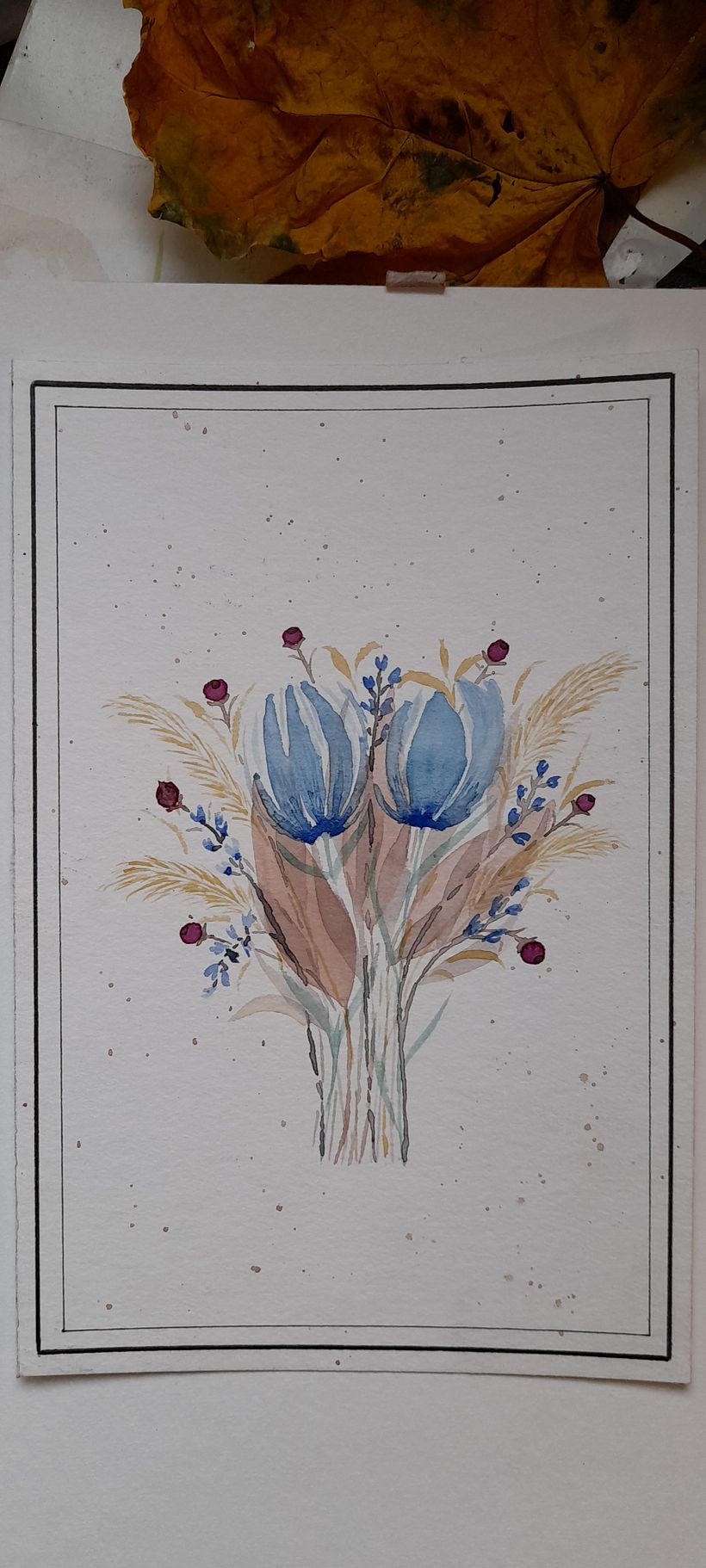Mon projet du cours : Création d’une composition florale à l’aquarelle 3
