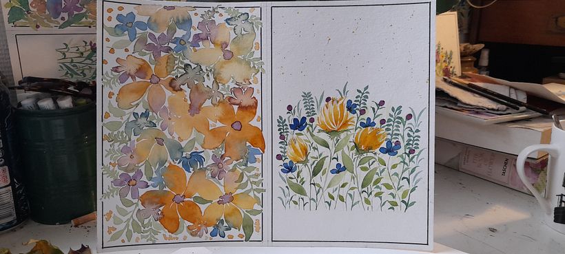 Mon projet du cours : Création d’une composition florale à l’aquarelle 5
