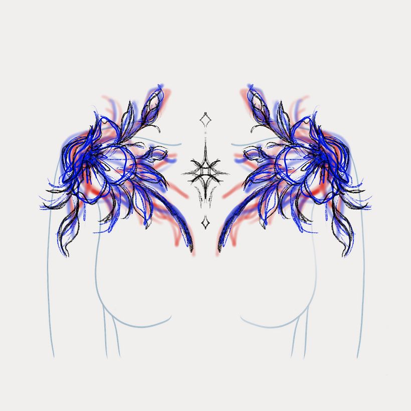 Il mio progetto del corso: Design di tatuaggi botanici con Procreate 3