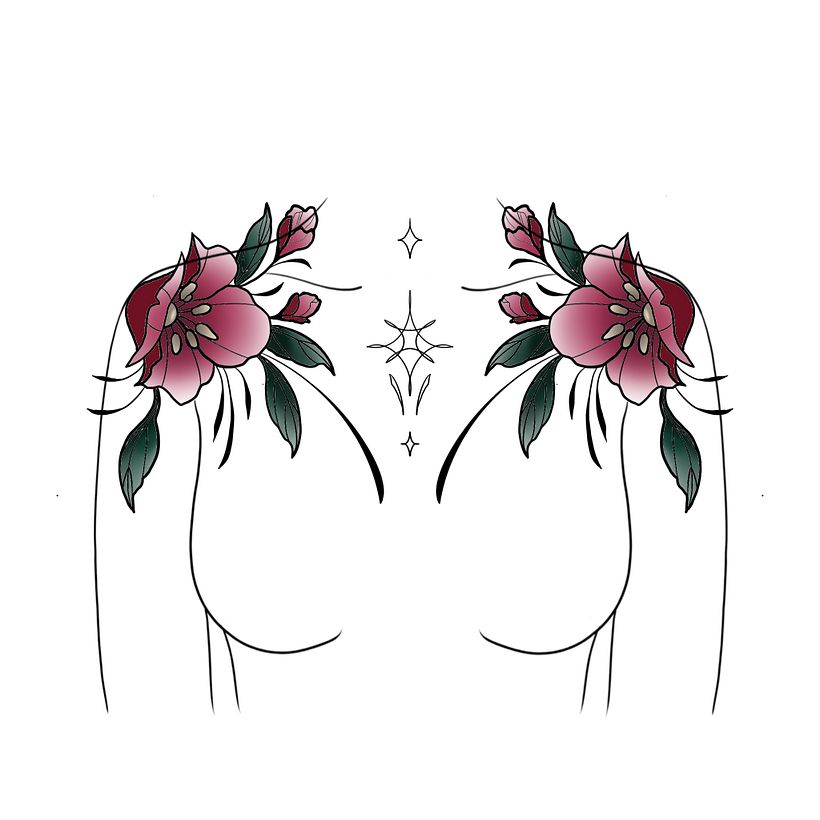 Il mio progetto del corso: Design di tatuaggi botanici con Procreate 4