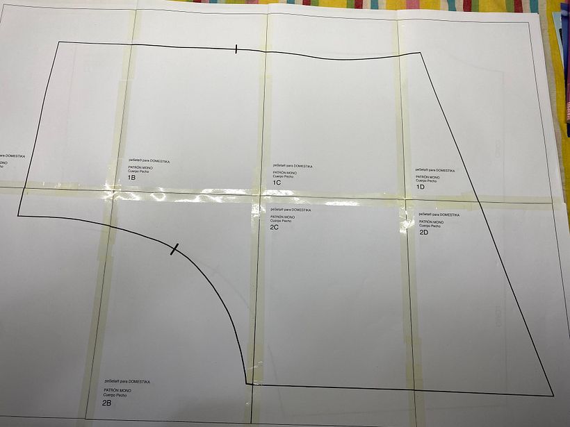 My project in Designing, Cutting, and Making One-Size Garments course 1