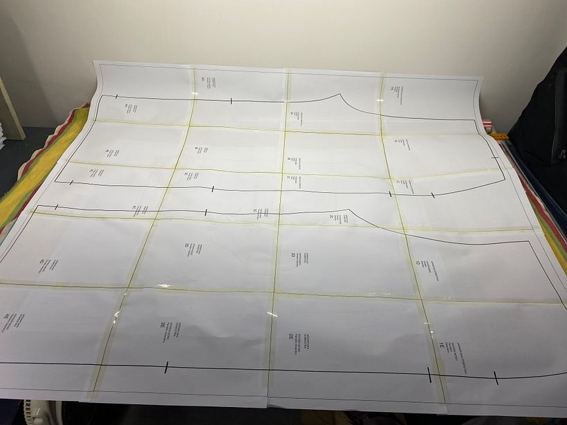 My project in Designing, Cutting, and Making One-Size Garments course 3