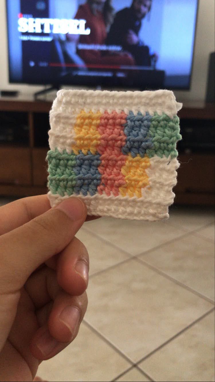 Meu projeto do curso: Intarsia crochê: teça suas tapeçarias 4