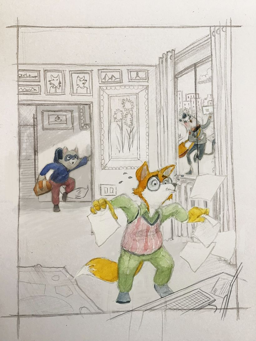 My project in Character Creation for Illustrated Books with Watercolor course 4