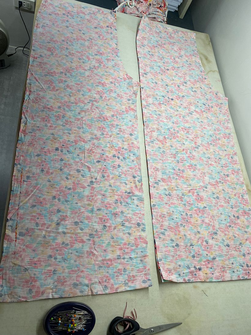 My project in Designing, Cutting, and Making One-Size Garments course 4