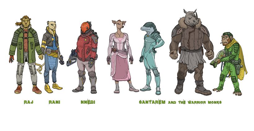 Progetto di fantascienza inedito di proprietà del creatore 8