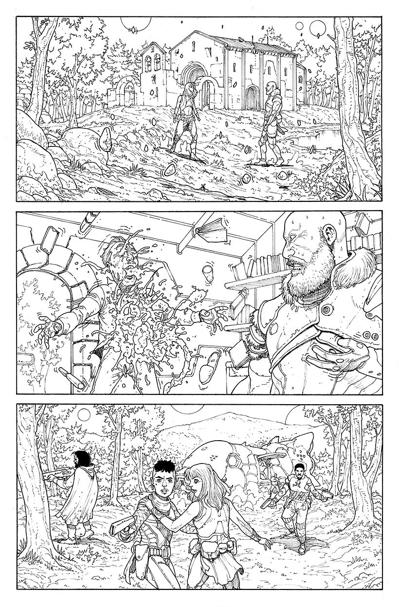 Unpublished creator owned space sci-fi project 4