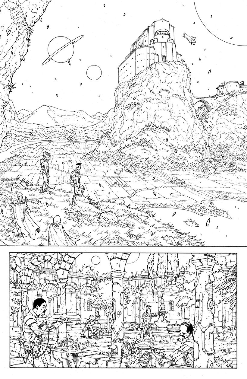 Unpublished creator owned space sci-fi project 6