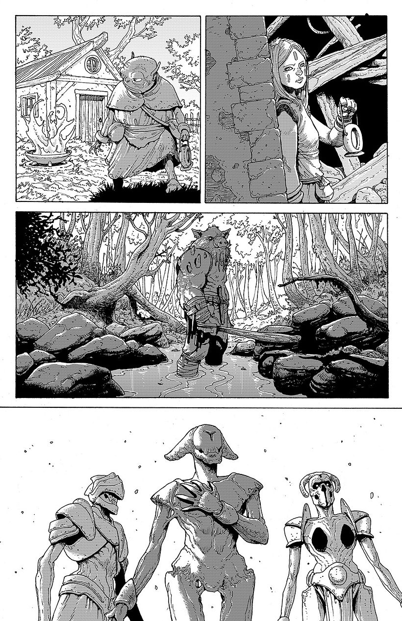 Unpublished creator owned fantasy project 4