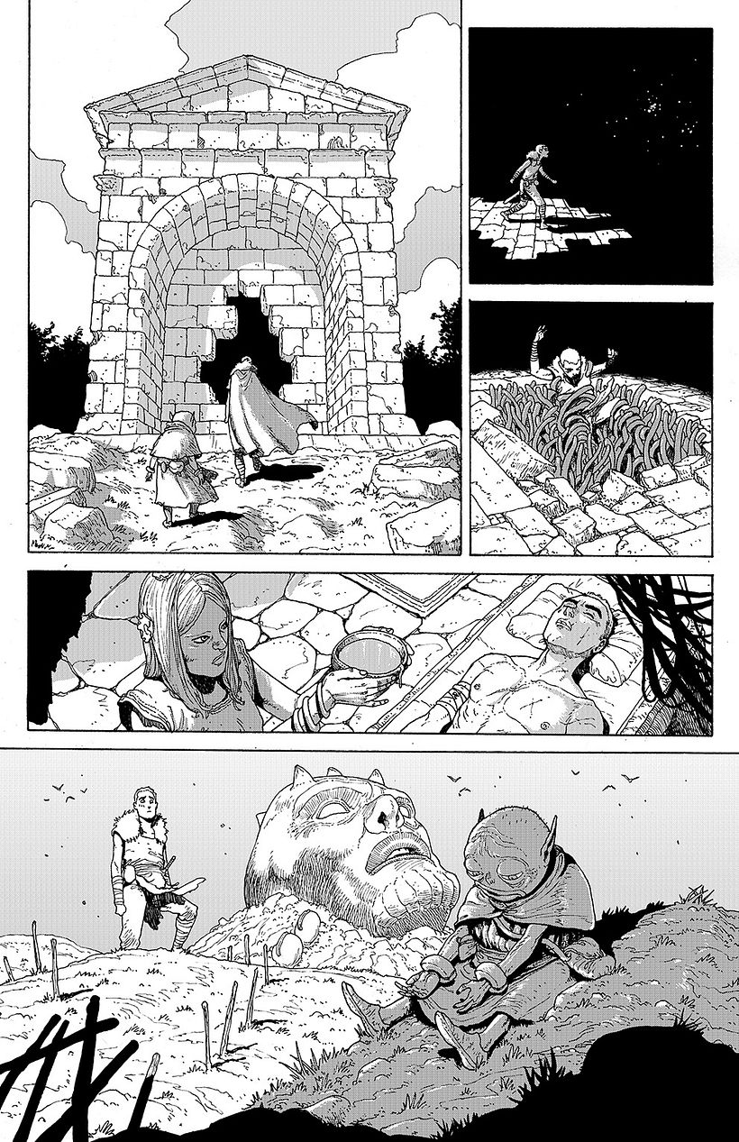 Unpublished creator owned fantasy project 5