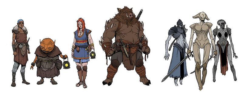 Unpublished creator owned fantasy project 6