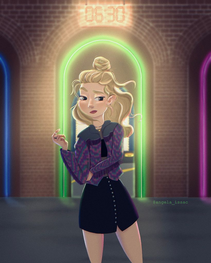 My project in Female Cartoon Character Design with Procreate course 2