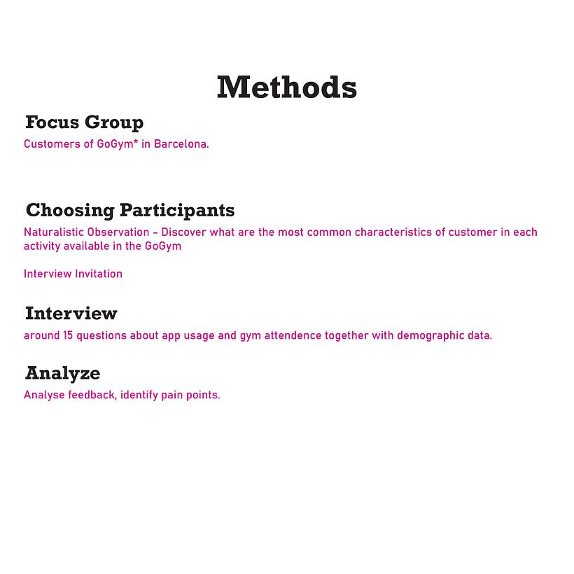 Introduction to UX Research - GymApp Project 3