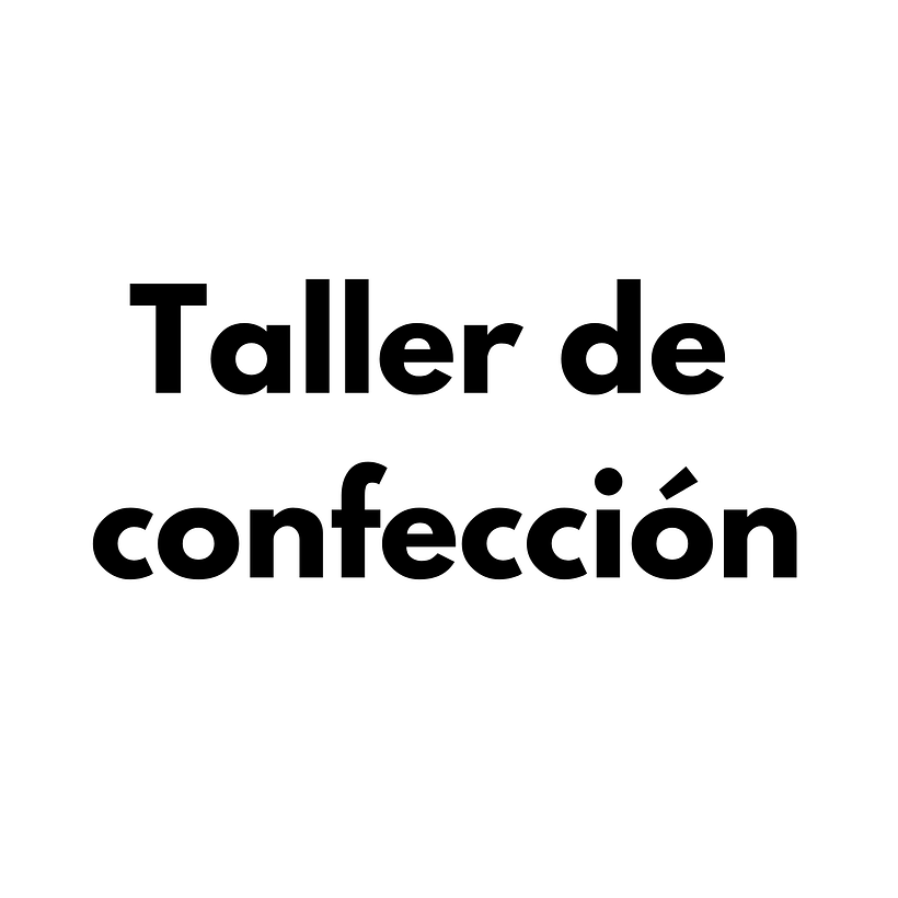 Busco taller de confección 1