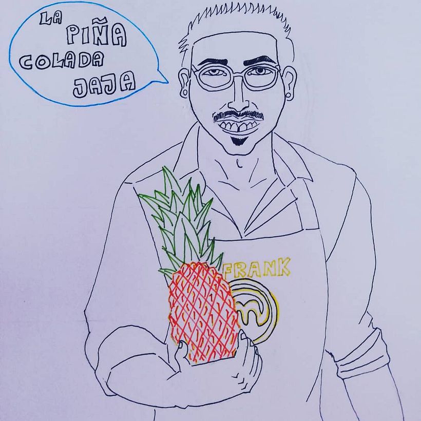 Mi Proyecto del curso: Retrato creativo con rotuladores 7