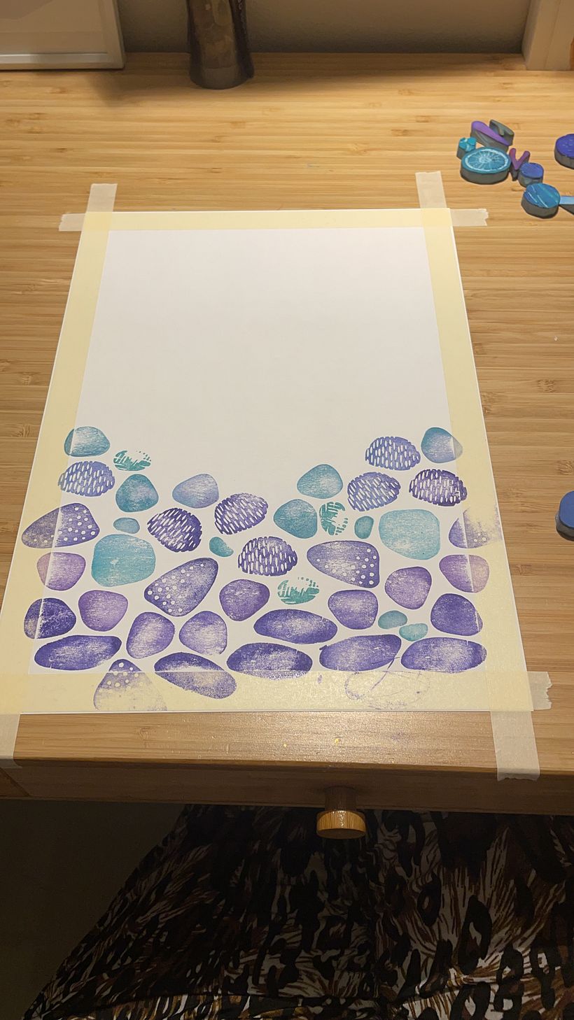 My project in Sketchbooking with Handmade Stamps course 8
