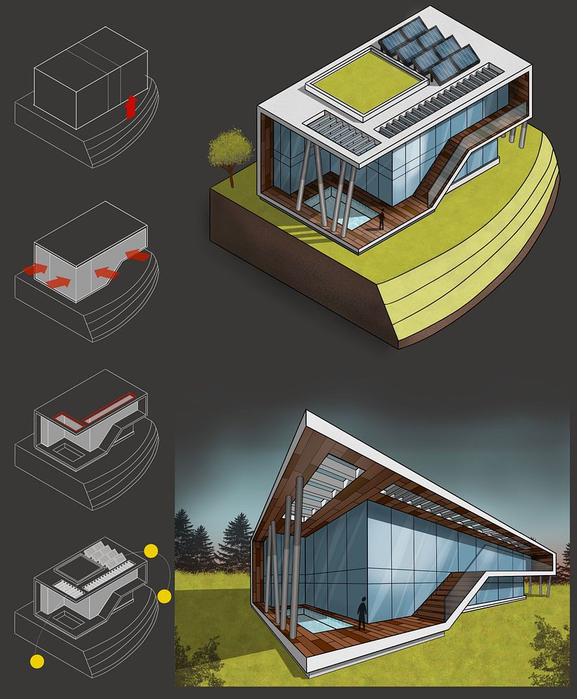 Mi Proyecto del curso: Sketching arquitectónico y artístico con Procreate 1
