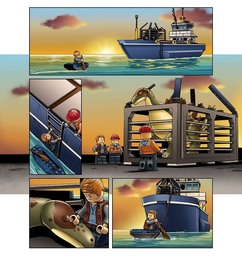 LEGO® Jurassic World; magazine 2011 " The Dearing Vacation"