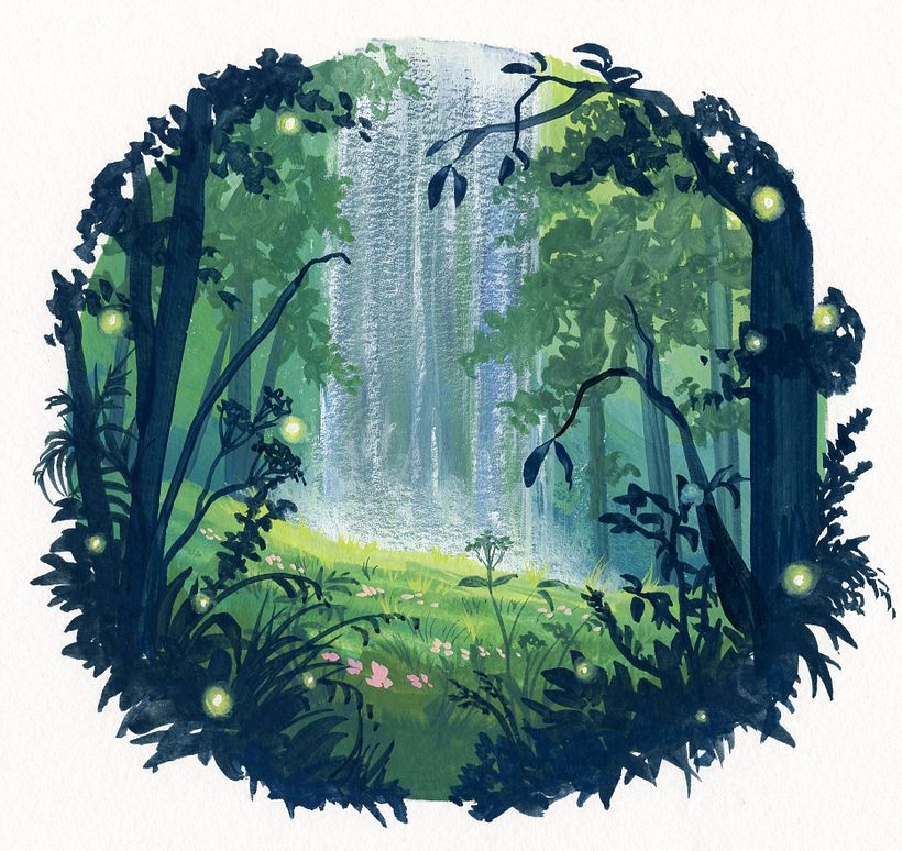 My project in Painting Atmospheric Landscapes with Gouache course 2