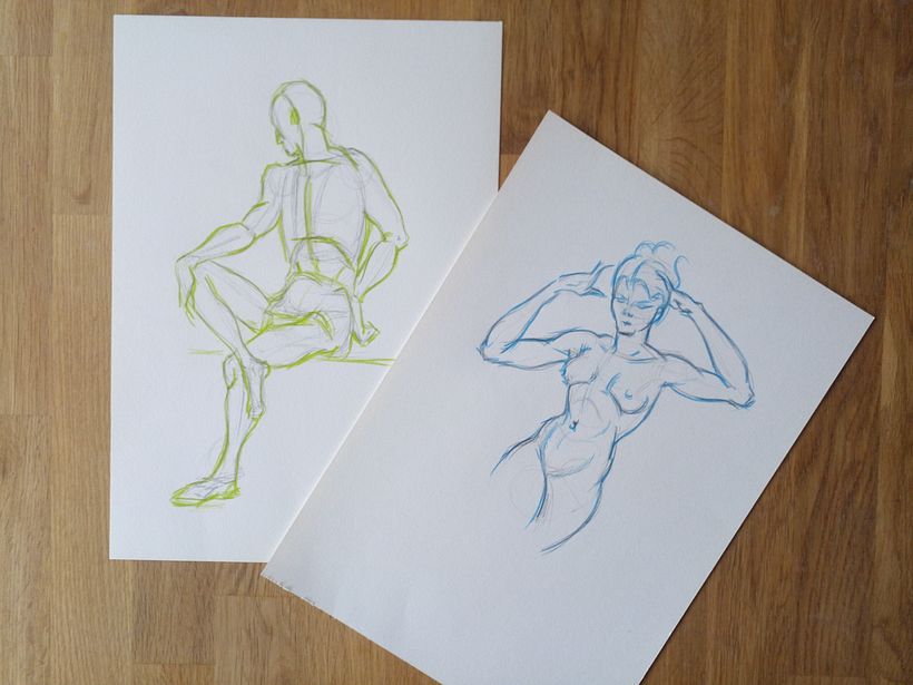 Mein Kursprojekt: Anatomische Zeichnung für Anfänger 3