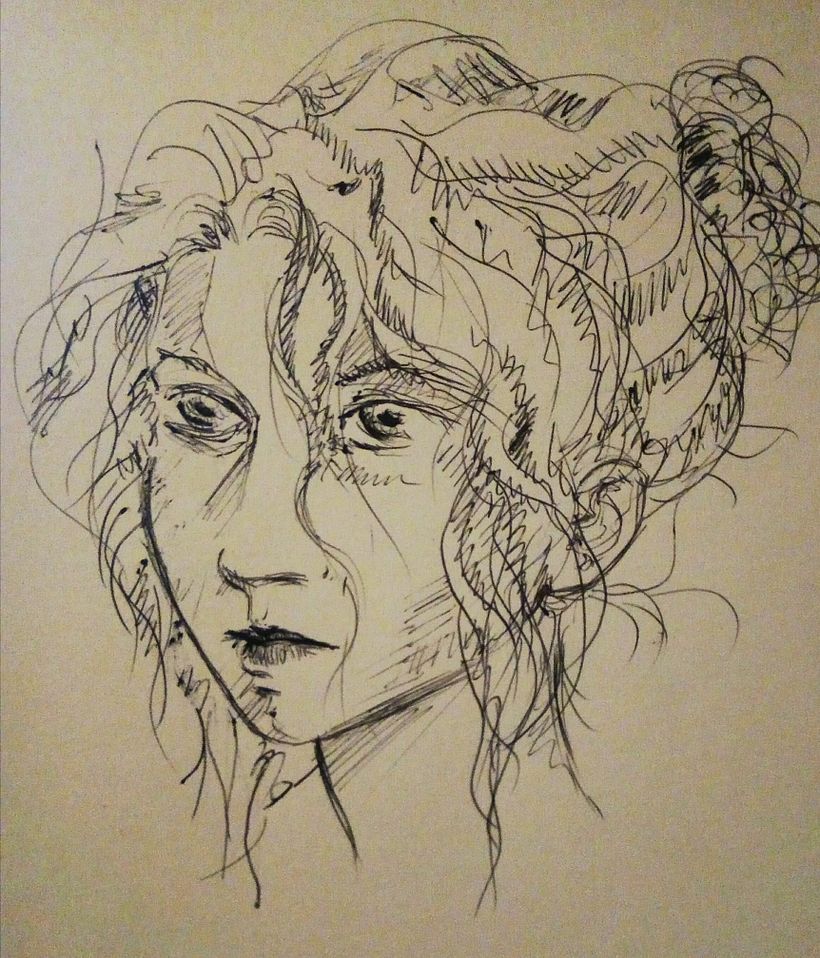 Ritratto manga - Penna su carta