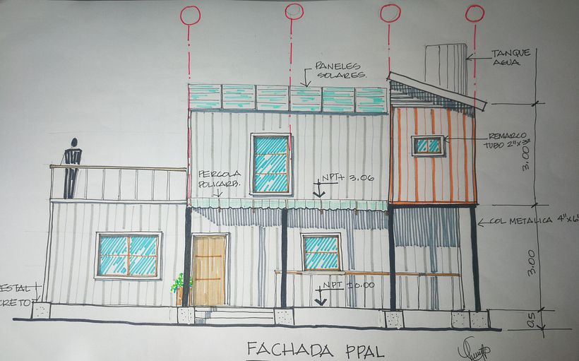 Mi Proyecto del curso: Introducción al dibujo arquitectónico a mano alzada 3