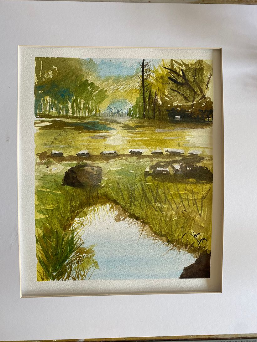 Mi Proyecto del curso: Paisajes naturales en acuarela 4