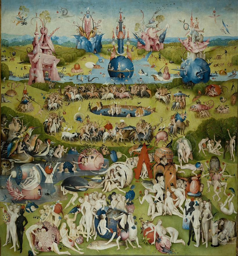 Bosch’s "Garden of Earthly Delights".