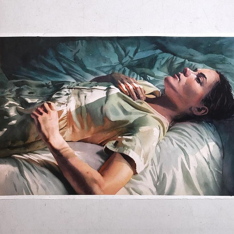 Aquarela de Marcos Beccari via Instagram