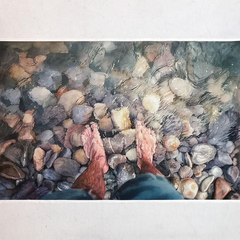 Aquarela de Marcos Beccari via Instagram