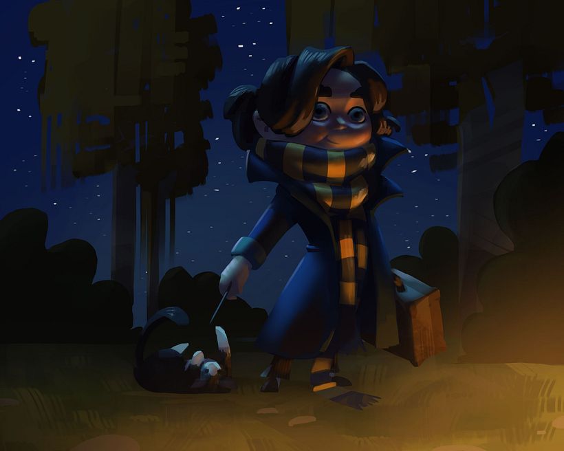 My project in Lighting Principles for Digital Painting course 7