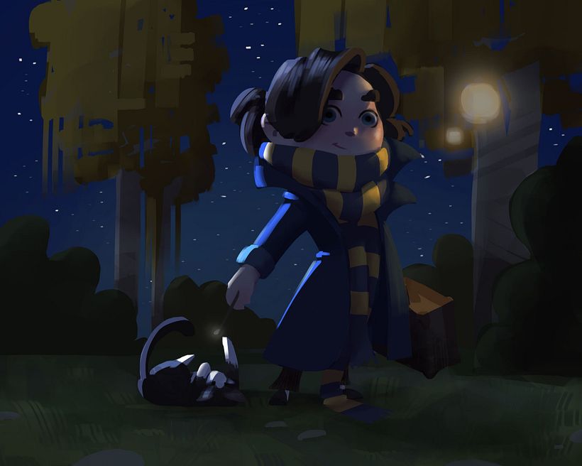 My project in Lighting Principles for Digital Painting course 6