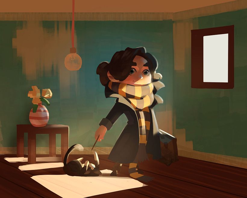 My project in Lighting Principles for Digital Painting course 1
