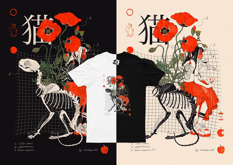 Apparel/T-Shirt designs with Fukumono 3