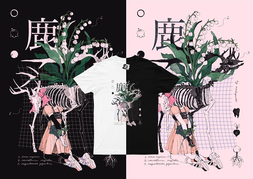 Apparel/T-Shirt designs with Fukumono 4