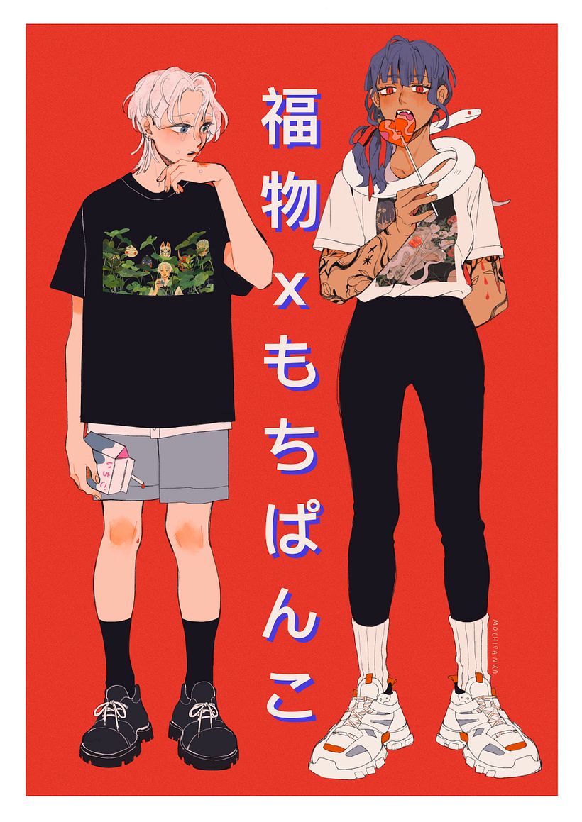 Apparel/T-Shirt designs with Fukumono 8