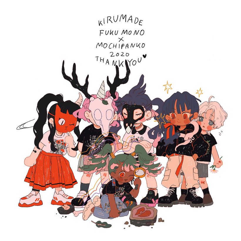Apparel/T-Shirt designs with Fukumono 12