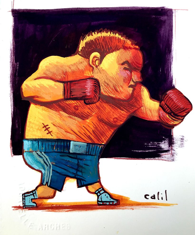 Gouache Cartoon 5