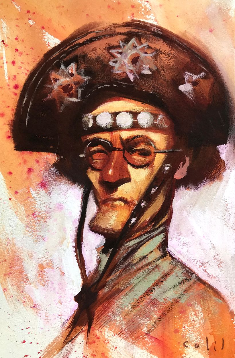 Gouache Portraits 2 7