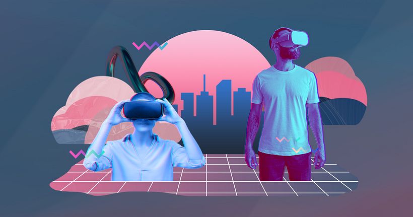 Is the metaverse the new internet? Illustration by Maja Dabek.