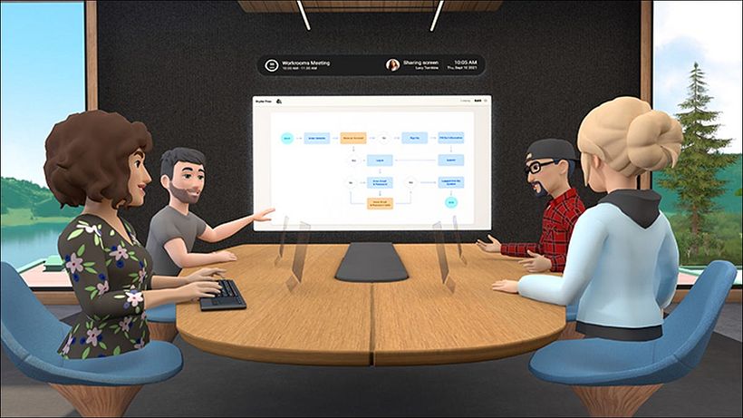 Meta's Horizon Workrooms Project is testing virtual meeting spaces. Photo: Meta/Facebook.