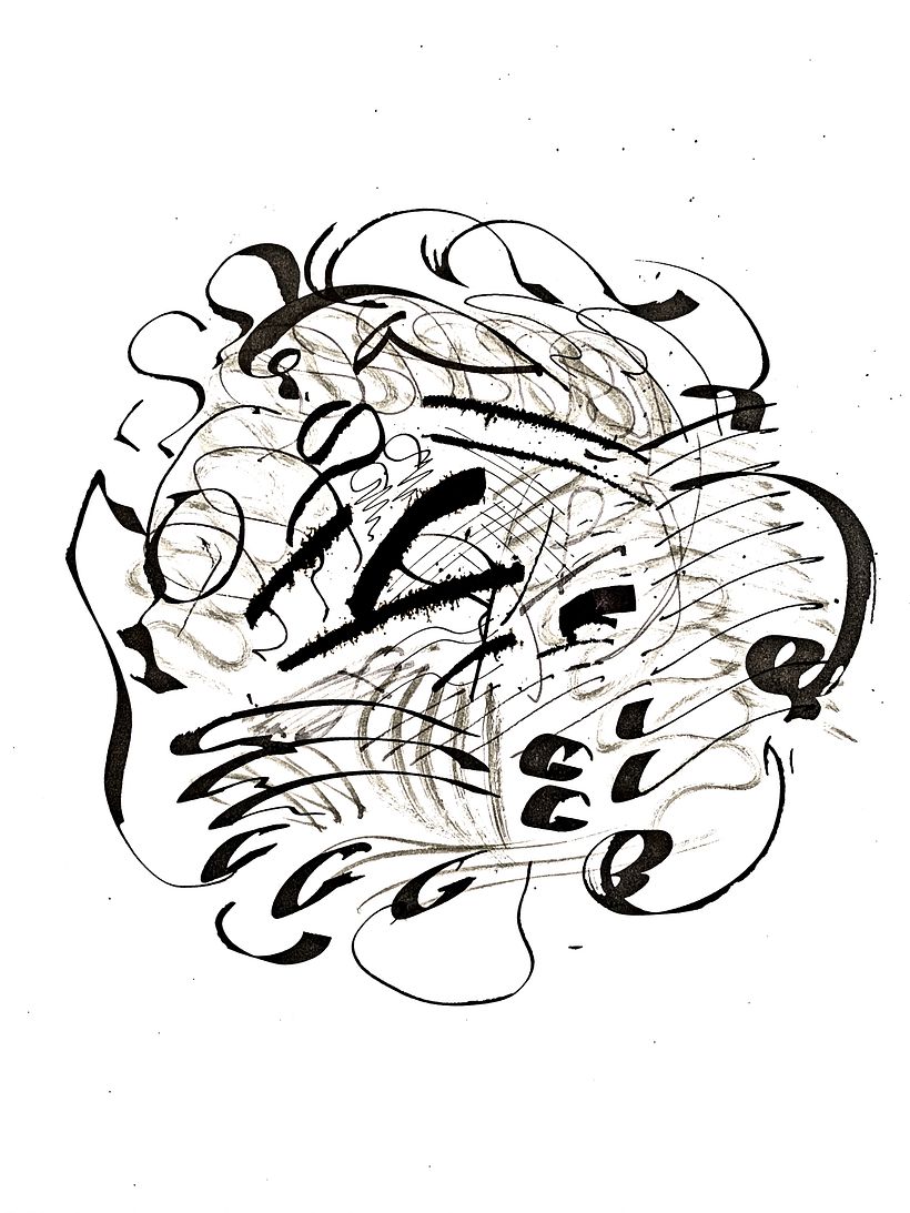 My project in Calligraphy with a Ruling Pen course 2