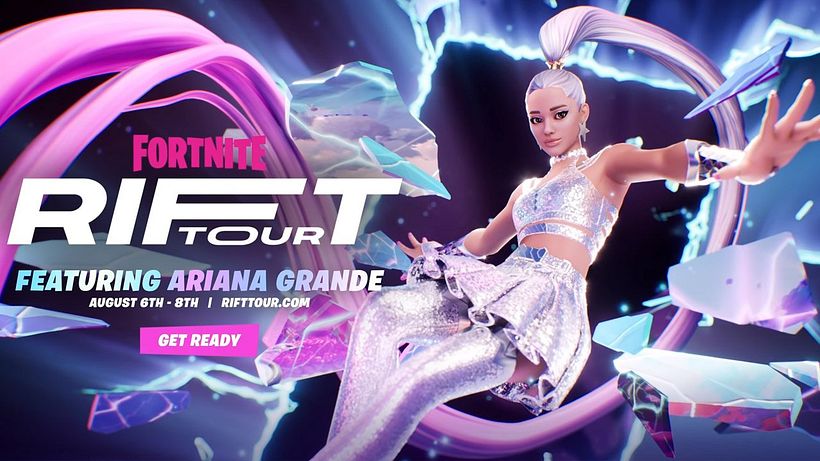 Fortnite event featuring shows by Ariana Grande.