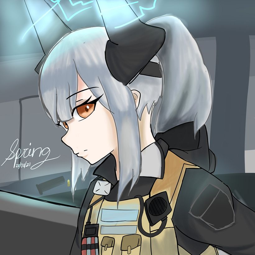 Liskarm's skin from the Arknights x Rainbow six siege colalb